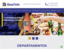 Tablet Screenshot of casasbaseforte.com.br